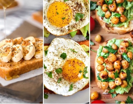 Healthy toast ideas