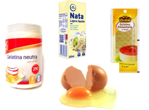 Proteins food with gelling properties