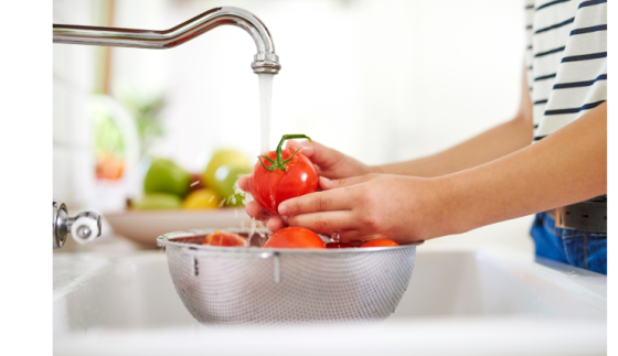 Hygienic preparation of food