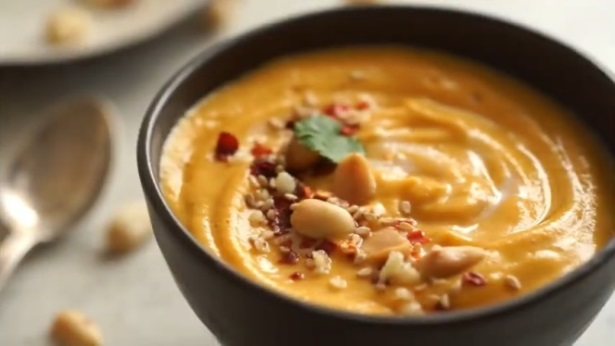 Trinta moliūgų sriuba/ Pureed pumpkin soup