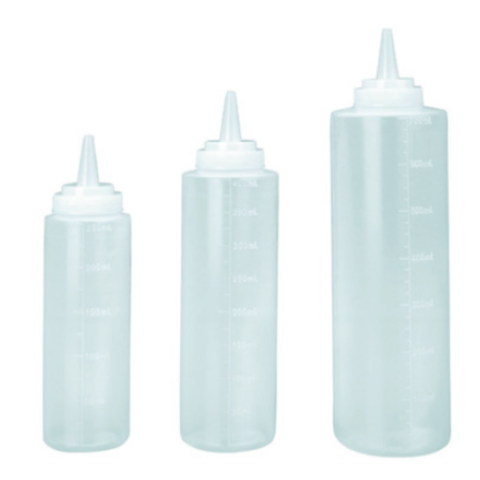 Piping bag, stainless steel piping nozzles, scoop, measuring spoons, Sieve, scale, squeeze Bottle and moulds.