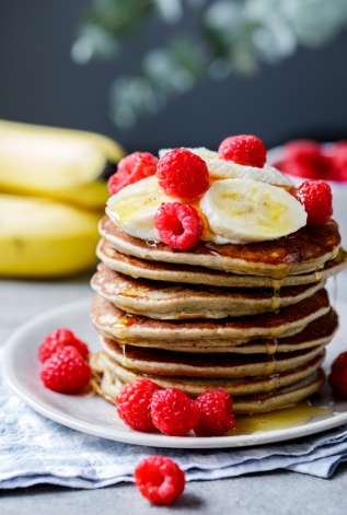 Banana OATMEAL pancakes