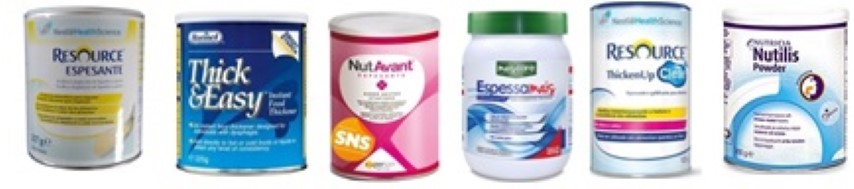 Commercialized modified starches jars