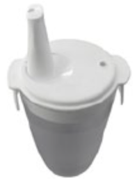 Transparent cup with nozzle lid or without lid